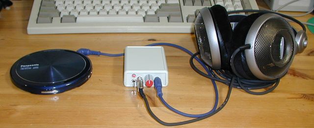 Headphone Amp No.2 in use